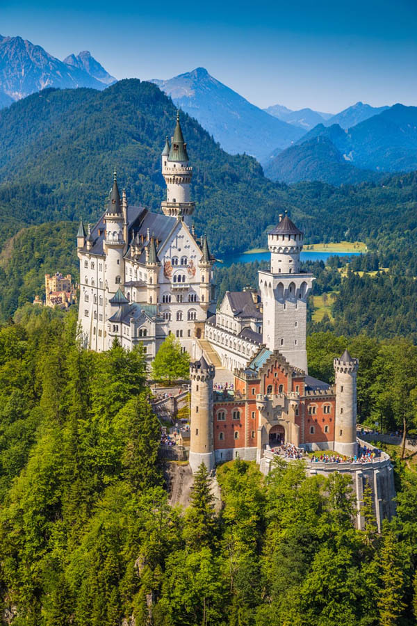 замок во Швангој, Баварија, Германија