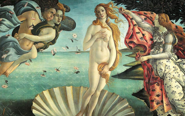Уфици Галерија - Раѓањето на Венера - Ботичели