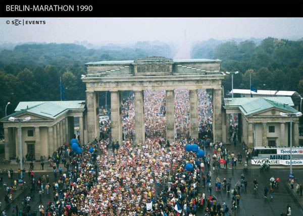 првиот маратон во Берлин 1990