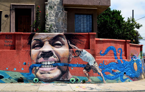 најубави графити на улици во Валпаризо